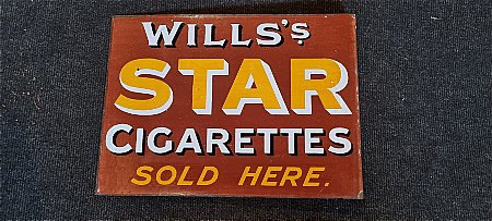 WILL'S STAR CIGARETTES - click to enlarge