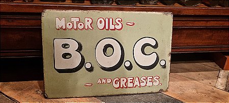 B.O.C. MOTOR OIL  - click to enlarge