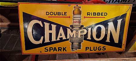 CHAMPION TIN SIGN - click to enlarge