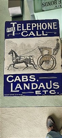 TELEPHONE FOR CABS AND LANDAUS - click to enlarge