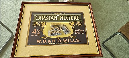 CAPSTAN MIXTURE SHOWCARD - click to enlarge