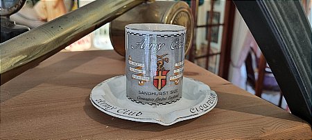 ARMY NAVY CIGARETTE HOLDER AND ASHTRAY - click to enlarge