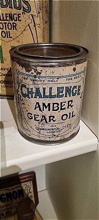 CHALLENGE AMBER GEAR OIL TIN - click to enlarge