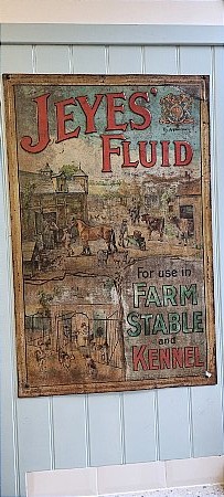 JEYES FLUID TIN SIGN - click to enlarge