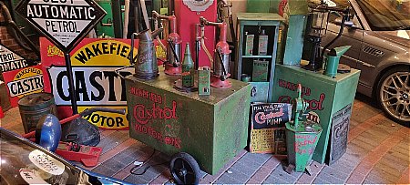 CASTROL DOUBLE OIL CART - click to enlarge