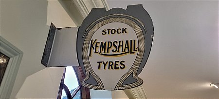 KEMPSHALL TYRES DIECUT DOUBLE ENAMEL  - click to enlarge