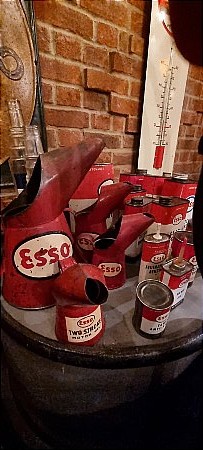 ESSO CAN AND POURER COLLECTION - click to enlarge