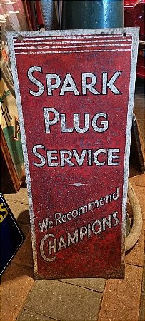 CHAMPION SPARK PLUG SIGN - click to enlarge