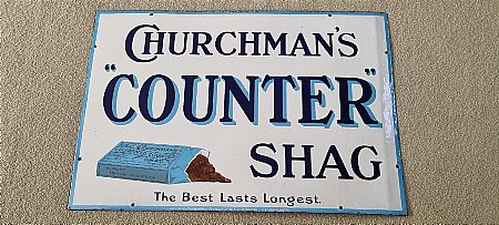 CHURCHMAN'S COUNTER SHAG TOBACCO - click to enlarge