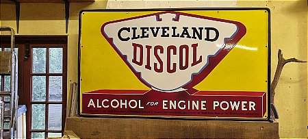 CLEVELAND GIANT 6ft x 3ft 6" ENAMEL SIGN. - click to enlarge