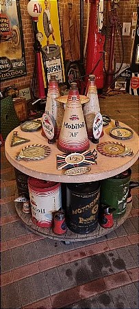 MOBIL CONE CAN DISPLAY - click to enlarge