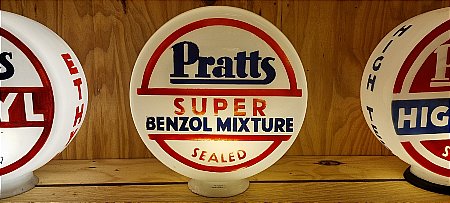 PRATTS SUPER BENZOL MIXTURE GLOBE - click to enlarge