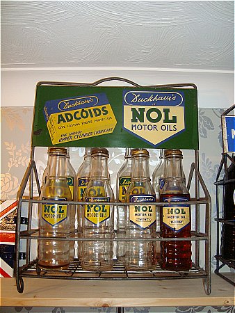 duckhams nol motor oil bottle rack - click to enlarge