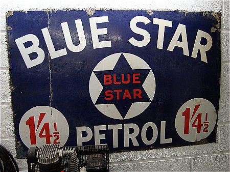 blue star sign - click to enlarge