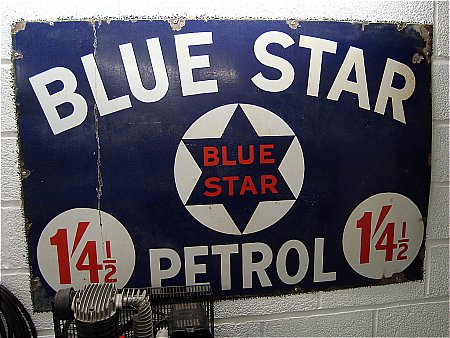 blue star sign - click to enlarge