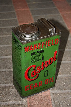 CASTROL "D" GALLON GEAR OIL  - click to enlarge